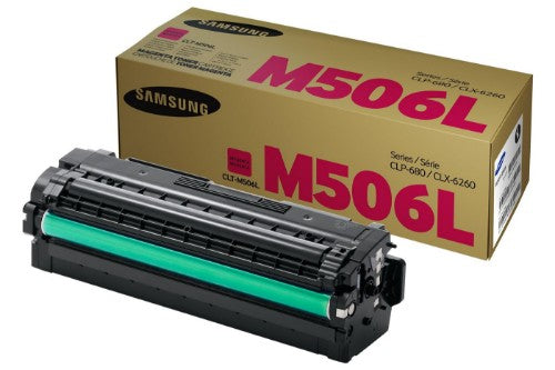 Samsung CLT-M506L/ELS/M506L Toner cartridge magenta high-capacity, 3.5K pages ISO/IEC 19752 for Samsung CLP-680