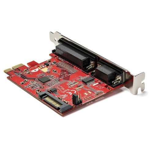 StarTech.com PCIe Card with Serial and Parallel Port - PCI Express Combo Adapter Card with 1x DB25 Parallel Port & 1x RS232 Serial Port - Expansion/Controller Card - PCIe Printer Card