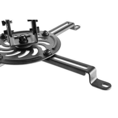 Manhattan Projector Mount, Ceiling, Universal, Tilt, Swivel & Rotate, Height: 15cm, Max 13.5kg, Black, Lifetime Warranty