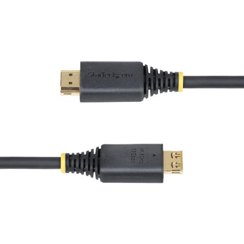 StarTech.com 3m (10ft) High Speed HDMI Cable with Gripping Connectors, 4K 60Hz/1440p 144Hz, HDR10/HDCP 2.2/ARC, 18Gbps, UHD HDMI Cord for TV/Monitor/Display, TPE Jacket
