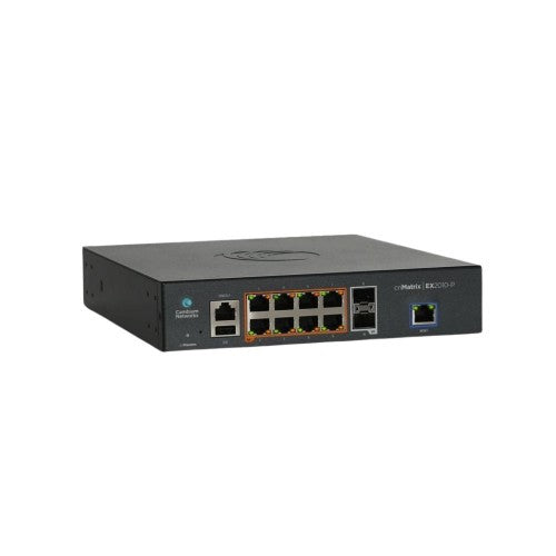 Cambium Networks cnMatrix EX2010-P Managed L2/L3 Gigabit Ethernet (10/100/1000) Power over Ethernet (PoE) 1U Black