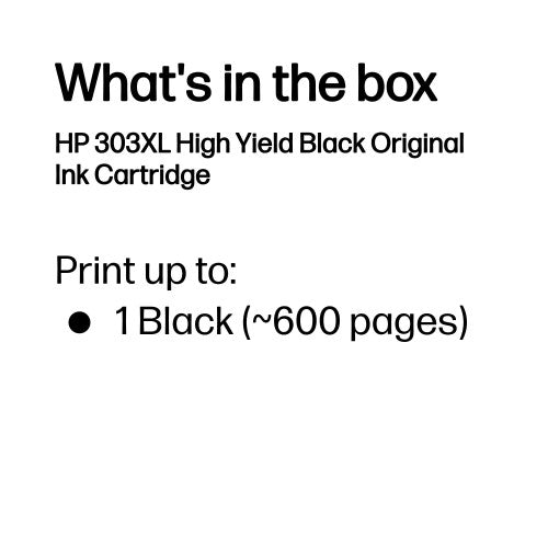 HP T6N04AE/303XL Printhead cartridge black high-capacity, 600 pages ISO/IEC 24711 12ml for HP Envy Photo 6230