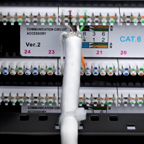 StarTech.com 48-Port 2U Rackmount Cat6 Patch Panel, RJ45, UTP, 110 Punch-Down, Cat 6 Ethernet Patch Panel for Network Server Rack