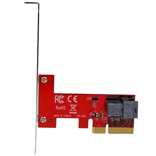 StarTech.com x4 PCI Express to SFF-8643 Adapter for PCIe NVMe U.2 SSD