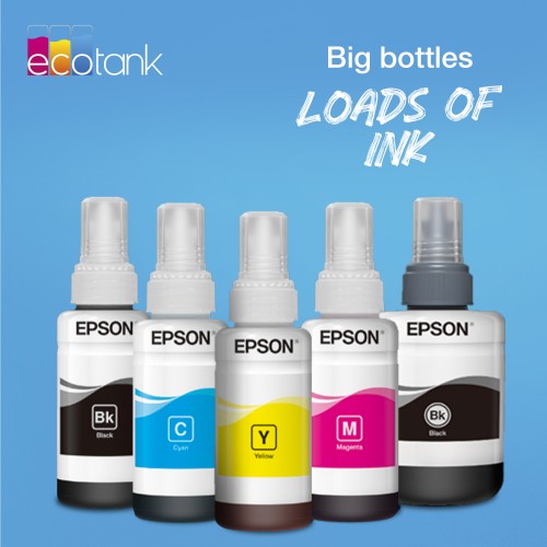 Epson C13T664640/664 Ink bottle multi pack Bk,C,M,Y 70ml 1x4500pg + 3x7500pg Pack=4 for Epson L 300/655