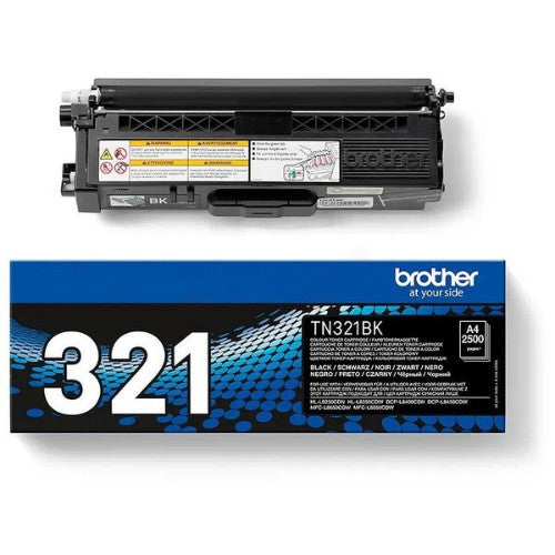 Brother TN-321BK Toner-kit black, 2.5K pages ISO/IEC 19798 for Brother DCP-L 8400/8450/HL-L 8250