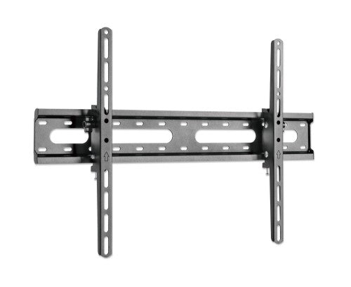 Manhattan Wall Mount for TV & Monitors (Tiltable), For screens 37" to 65", VESA compatability: all between 200x200mm and 600x400mm - check the dimensions of the four mounting holes on back of screen to ensure it fits, Max 45kg, Black, Bracket