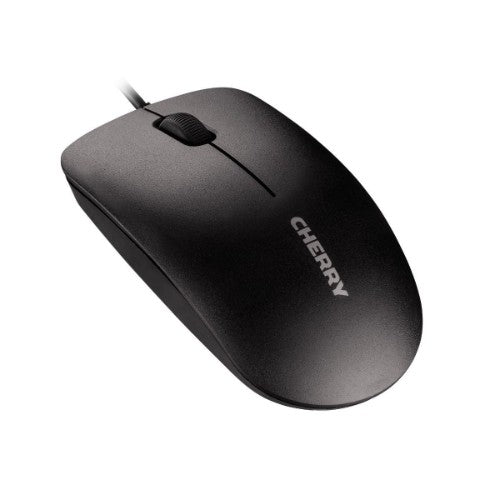 CHERRY DC 2000 keyboard Mouse included Universal USB AZERTY Belgian Black