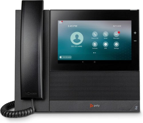 HP Poly CCX 600 Business Media Phone with Open SIP and PoE-enabled GSA/TAA