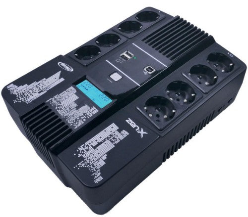 Infosec Zen-X 1000 uninterruptible power supply (UPS) Line-Interactive 1 kVA 600 W 8 AC outlet(s)