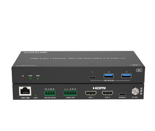 Vivolink VLUSBCEXT2X2 KVM extender
