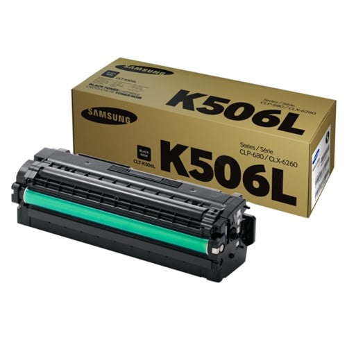 Samsung CLT-K506L/ELS/K506L Toner cartridge black high-capacity, 6K pages ISO/IEC 19752 for Samsung CLP-680