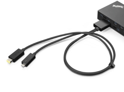 Lenovo 4X90U90616 USB graphics adapter Black