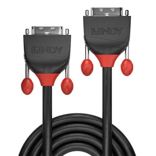 Lindy 1m DVI-D Single Link Cable, Black Line