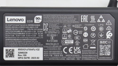 Lenovo 5A11J62092 power adapter/inverter Indoor 65 W Black