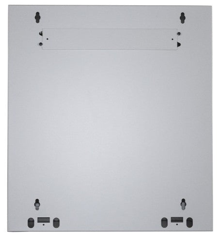 Intellinet 19" Network Cabinet - Wall Mount (Standard), 12U, 450mm Deep, Grey, Flatpack, Max 60kg, Suitable also for use on desk or floor, Usable Depth 260mm, Metal & Glass Door, Back Panel, Removeable Sides, Parts for wall install (eg screws/rawl plugs)