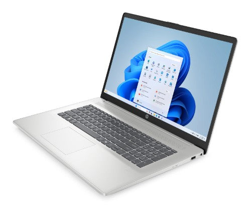 HP 17-cp2009na AMD Ryzen™ 3 7320U Laptop 43.9 cm (17.3") Full HD 8 GB LPDDR5-SDRAM 512 GB SSD Wi-Fi 6 (802.11ax) Windows 11 Home Silver