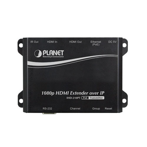 PLANET IHD-210PT AV extender AV transmitter Black