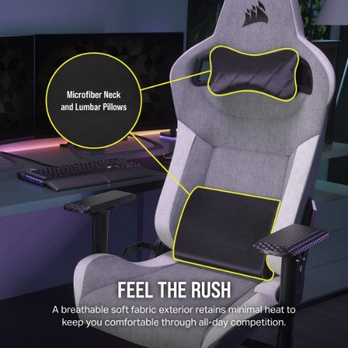 Corsair CF-9010058-WW video game chair PC gaming chair Mesh seat Grey