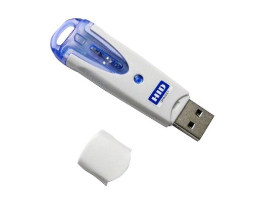 HID Identity OMNIKEY 6121 smart card reader USB 2.0 Blue, Grey