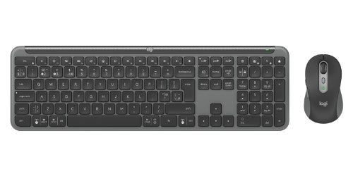 Logitech 920-012511 keyboard Mouse included Office RF Wireless + Bluetooth QWERTY UK English Graphite