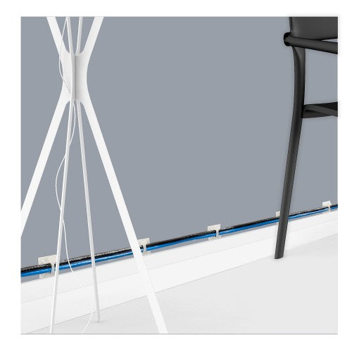 StarTech.com 100 Pack Cable Tie Mounts with Adhesive Tape for 0.21 in. (5.5 mm) Wide Ties - Nylon/Plastic Zip Tie Mounts - Electrical/Network Cable Wrap Mounts / 94V-2 Fire & UL Rated TAA