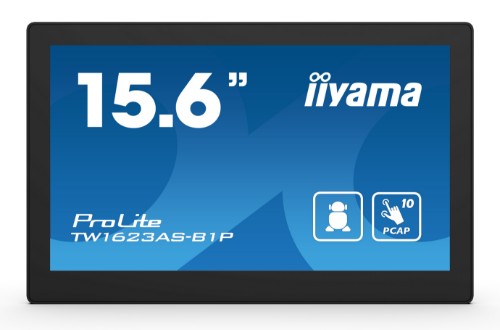iiyama 15.6” Full HD PCAP 10pt touch screen with Android and POE Technology