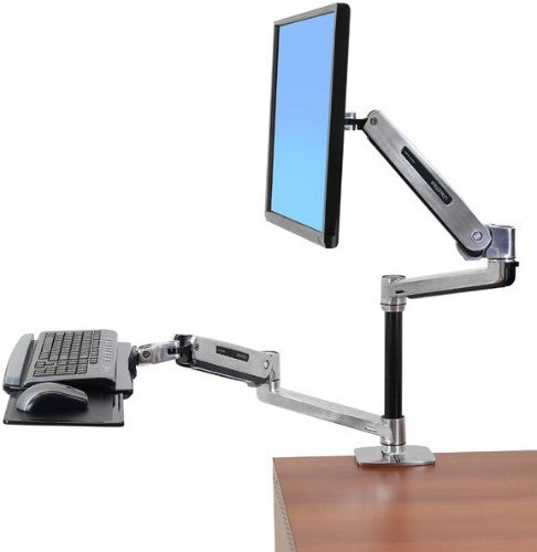 Ergotron LX Series LX HD Sit-Stand 116.8 cm (46") Desk Aluminium