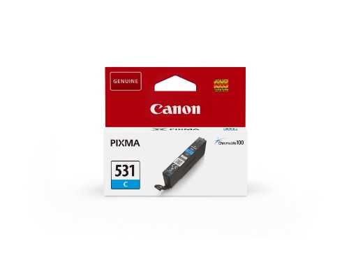 Canon 6119C001/CLI-531C Ink cartridge cyan, 515 pages ISO/IEC 19752 191 Photos 8.2ml for Canon Pixma TS 8750