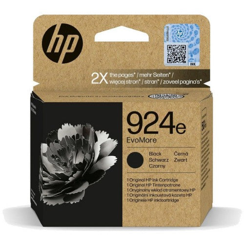 HP 4K0V0NE/924E Ink cartridge black EvoMore, 1K pages ISO/IEC 19752 for HP OJ Pro 8120/e