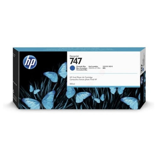 HP P2V85A/747 Ink cartridge blue chromatic 300ml for HP DesignJet Z 9+