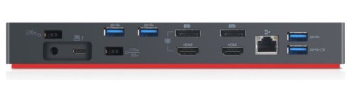 Lenovo 40AN0135DK laptop dock/port replicator Wired Thunderbolt 3 Black