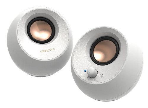 Creative Labs Pebble V3 White Wired & Wireless 10 W