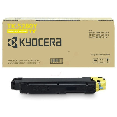 Kyocera 1T02TWANL0/TK-5280Y Toner-kit yellow, 11K pages ISO/IEC 19752 for Kyocera P 6235