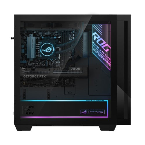 ASUS ROG G700 GM700TZ-R8700F040W AMD Ryzen™ 7 8700F 32 GB DDR5-SDRAM 1 TB SSD NVIDIA GeForce RTX 5070 Windows 11 Home Tower PC Black