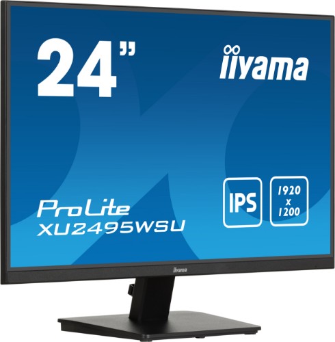 iiyama ProLite XU2495WSU-B7 computer monitor 61 cm (24") 1920 x 1200 pixels Full HD LED Black