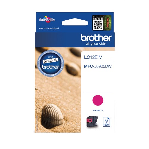 Brother LC-12EM Ink cartridge magenta, 1.2K pages ISO/IEC 24711 for Brother MFC-J 6925