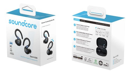 Soundcore Sport X20 Headset Wireless In-ear Calls/Music/Sport/Everyday Black
