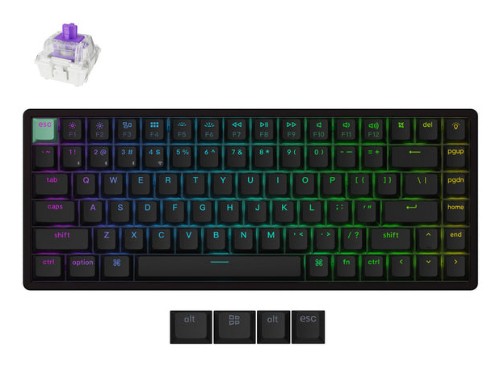 Keychron K2H-J1-UK keyboard Gaming USB + RF Wireless + Bluetooth QWERTY UK English Black