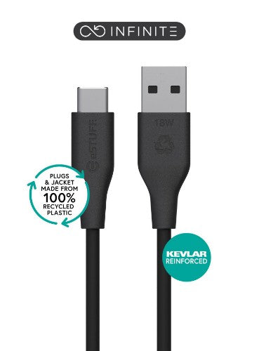 eSTUFF ES605280 USB cable USB 2.0 2 m USB C USB A 60 W Black