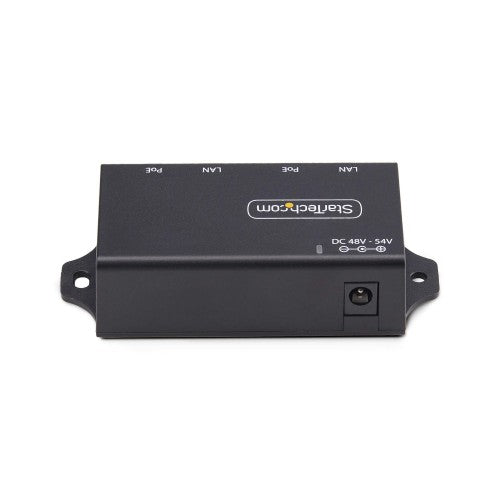 StarTech.com 2-Port Gigabit Midspan PoE+ Injector, 10/100/1000Mbps, PoE+ (802.3af/at), 30W, 1Gbps Ethernet, Wall Mountable, Unmanaged Inline Power Over Ethernet