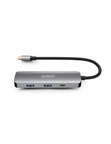 Urban Factory HUBEE 4 IN 1 : HUB USB-C WITH 2 USB-A / 1 HDMI 4K AND 1 USB-C 100W PD