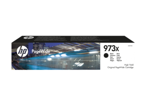 HP L0S07AE/973X Ink cartridge black, 10K pages ISO/IEC 24711 182.5ml for HP PageWide P 55250/Pro 452/Pro 477