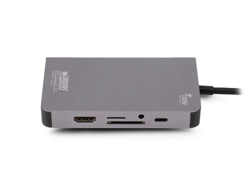 Urban Factory HUBEE PLUS MOBILE STATION USB-C PASS THRU 100W MULTI-STREAM