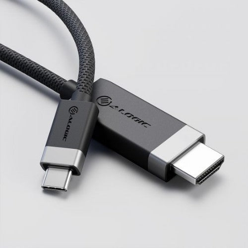 ALOGIC FUCHD2-SGR video cable adapter 2 m HDMI Type A (Standard) USB Type-C Grey