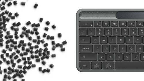 Logitech Signature Slim Solar+ K980 keyboard Universal RF Wireless + Bluetooth QWERTY UK English Graphite