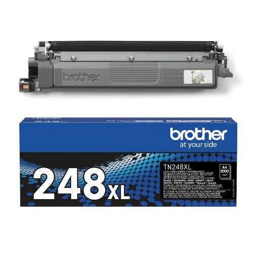 Brother TN-248XLBK Toner-kit black high-capacity, 3K pages ISO/IEC 19752 for Brother DCP-L 3500/HL-L 8200/MFC-L 8300