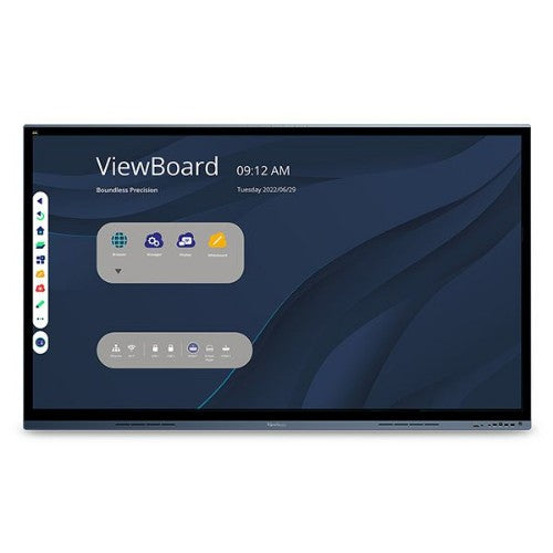 Viewsonic IFP6562 Signage Display Interactive flat panel 165.1 cm (65") LED Wi-Fi 350 cd/m² 4K Ultra HD Black Touchscreen Built-in processor Android 8.0