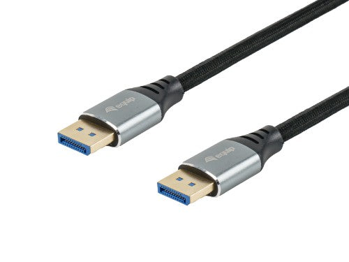 Equip DisplayPort 2.1 Premium Cable, 3.0m, 16K/60Hz, 54Gbps