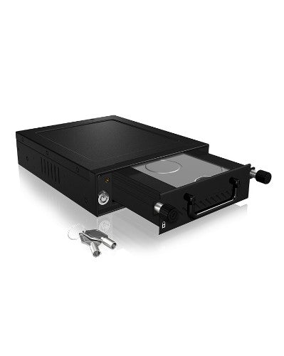 ICY BOX IB-148SSK-B 13.3 cm (5.25") Storage drive tray Black